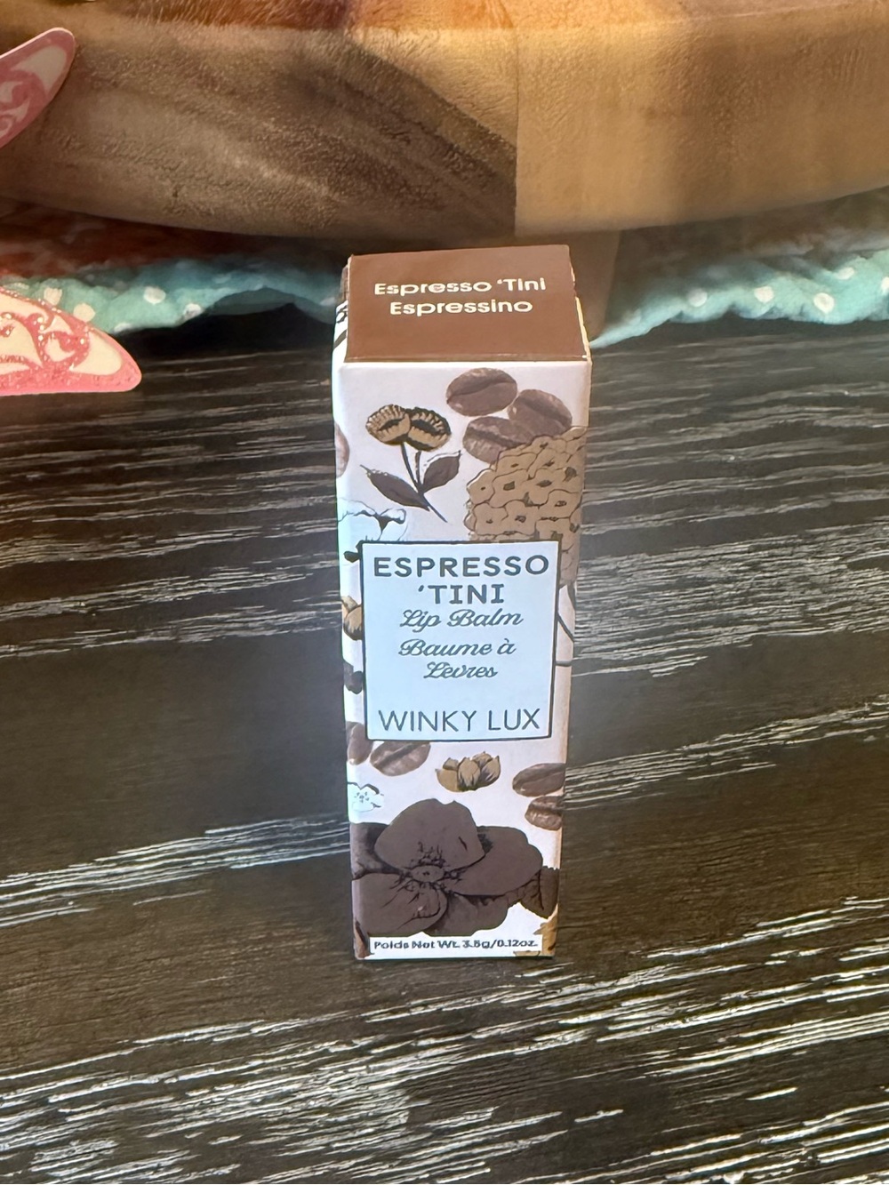 Brand new Winky Lux Espresso 'Tini Lip Balm